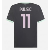 Dres AC Milan Christian Pulisic #11 Tretina 2024-25 Krátky Rukáv